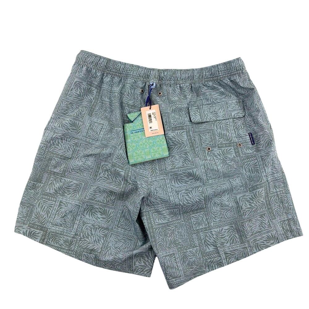 Peter Millar Willow Seaside Shade Swim Trunk Shorts Size L - Picture 6 of 10